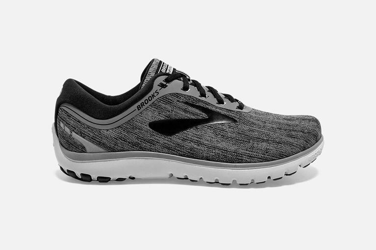 Brooks Mens Pureflow 7 Road Running Shoes - Grey (698342-IMU)